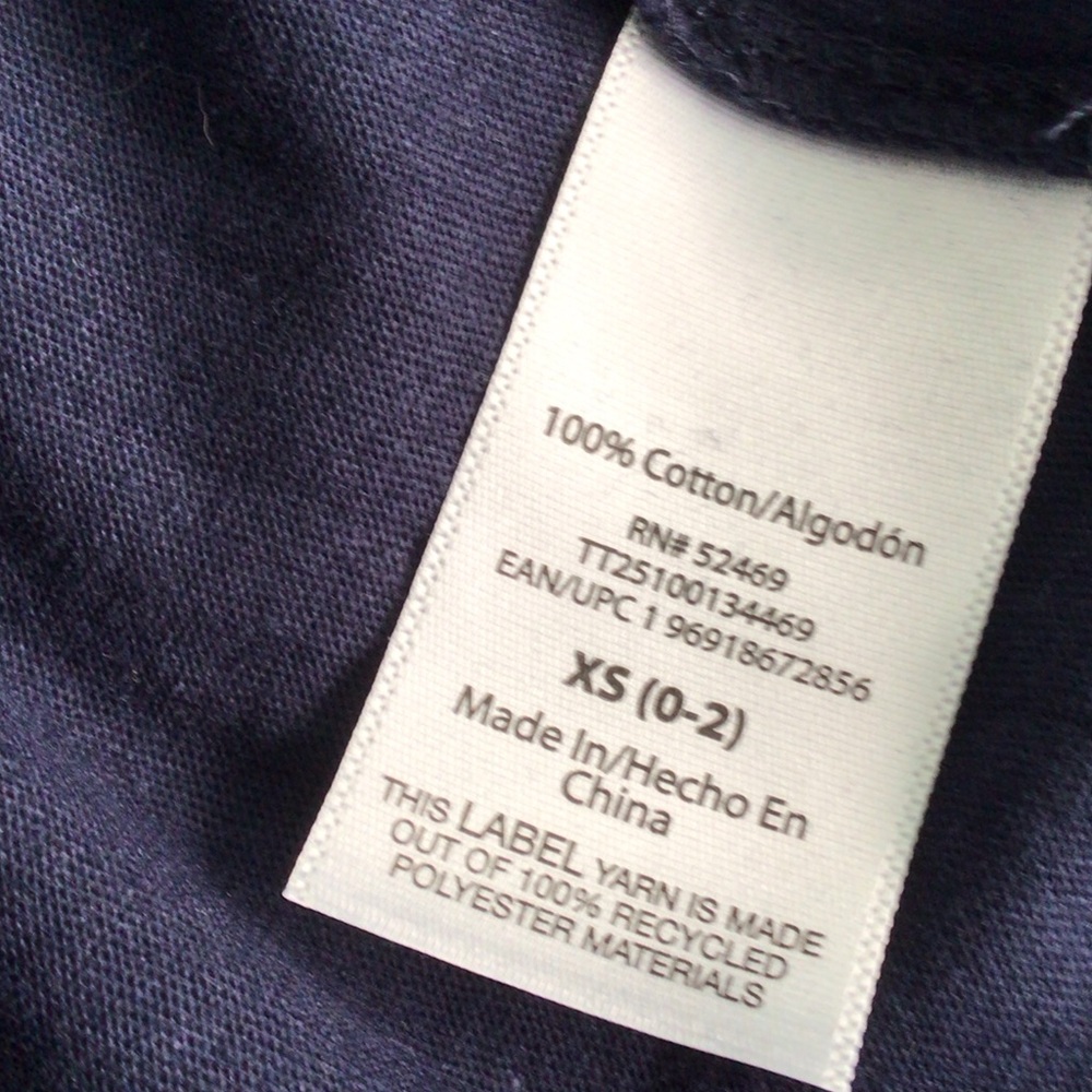 Time and Tru - Women’s Navy Blue, Short Sleeved, Casual Dress - Picture 8 of 11